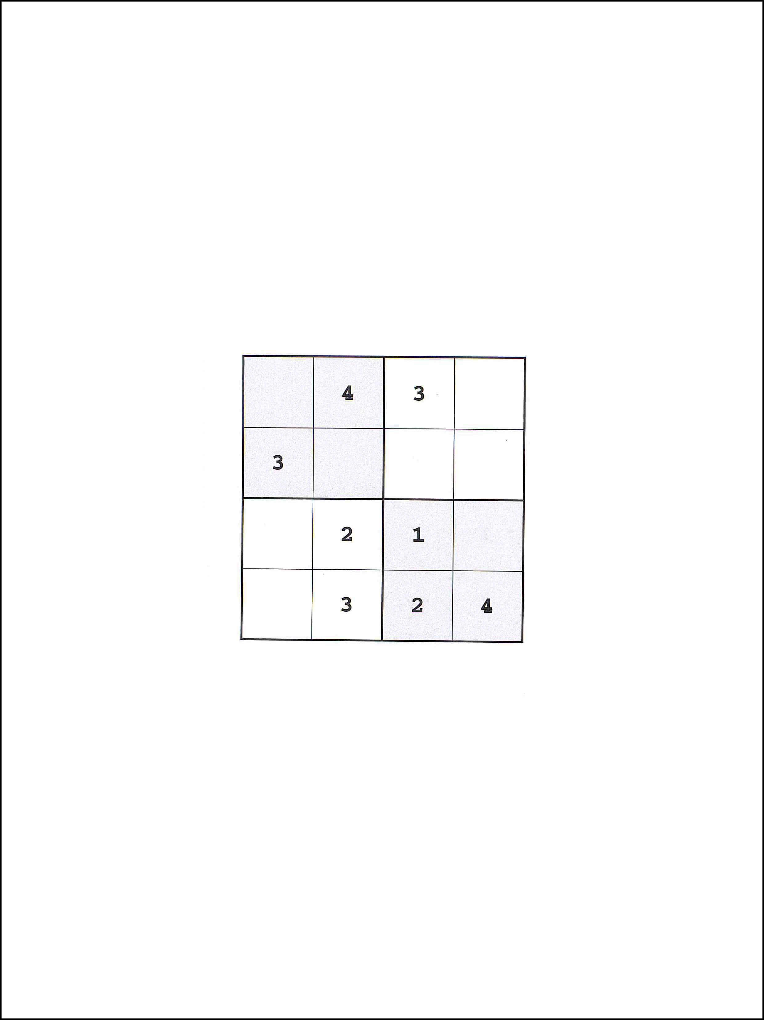 Sudoku 4x4 74