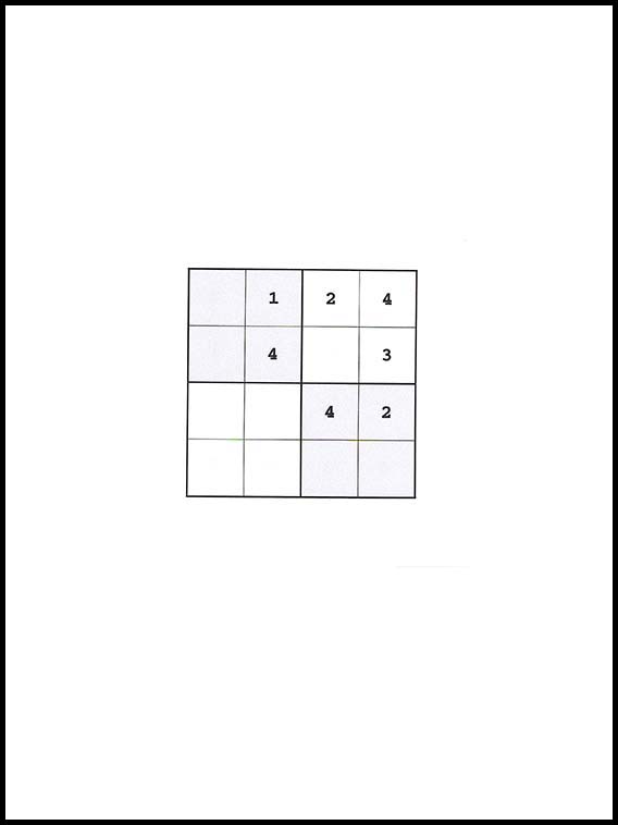 Sudoku 4x4 83
