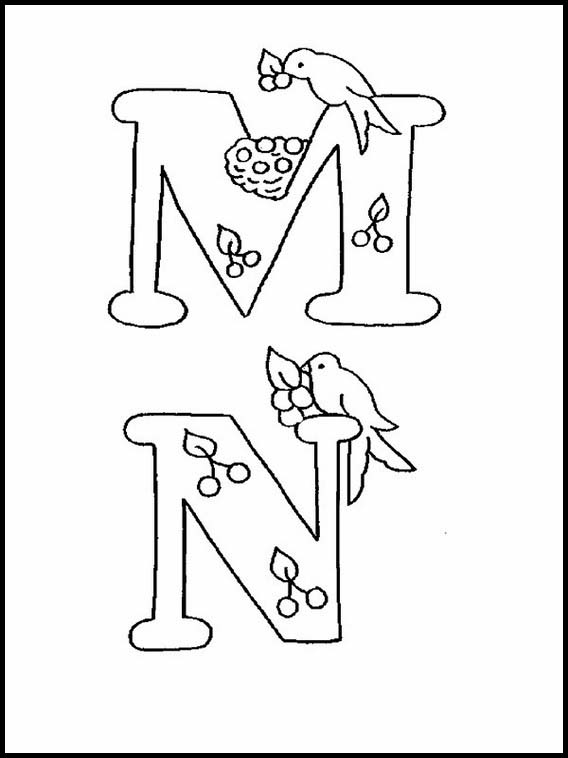 Alfabeto com desenhos para crianças 104