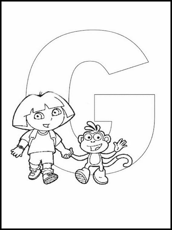 Alfabeto com desenhos para crianças 107