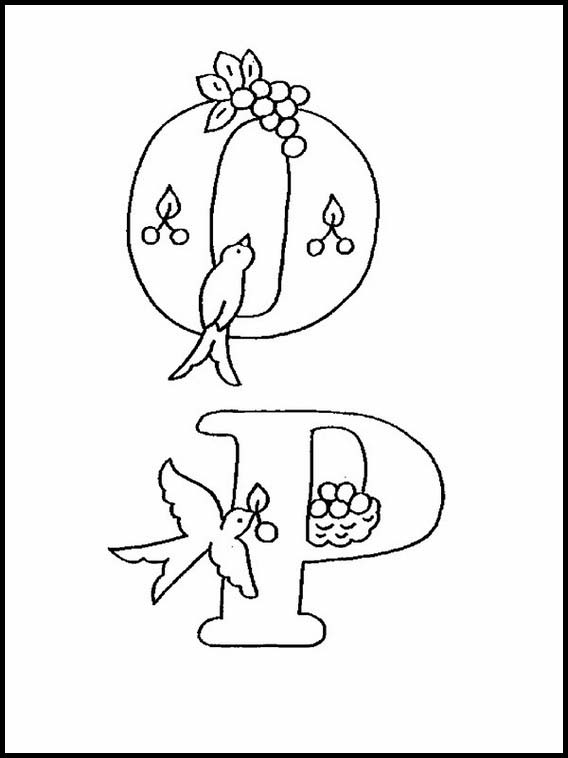 Alfabeto com desenhos para crianças 134