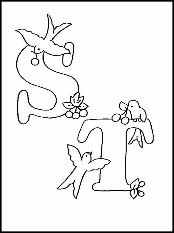 Alfabeto com desenhos para crianças 29