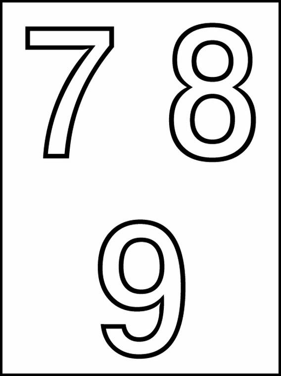 Alfabeto e os números 10