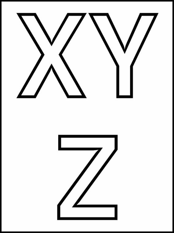 Alfabeto e os números 7