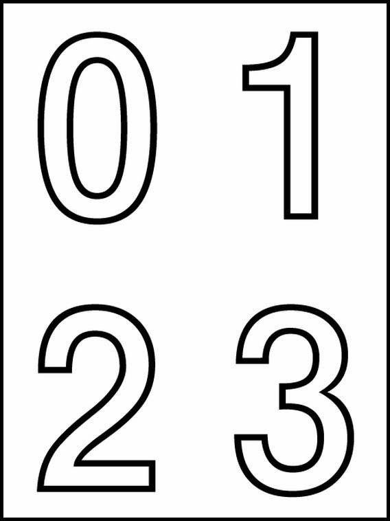 Alfabeto e os números 8