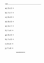 Multiplicações simples10