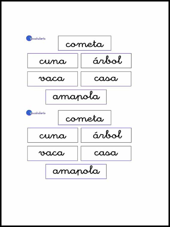 Vocabulário para aprender Espanhol 1